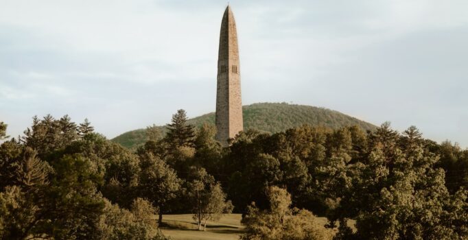 Bennington Battle Monument during summer.