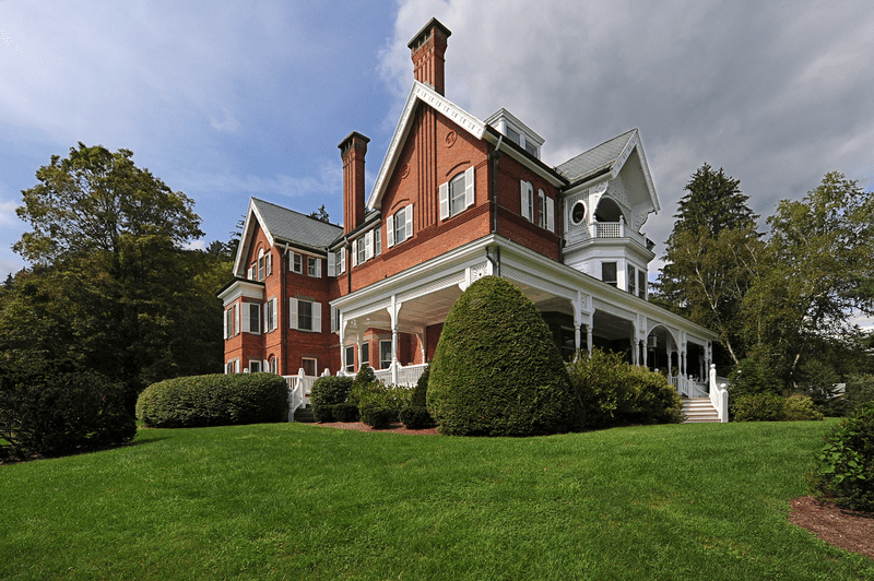 Marsh-Billings-Rockefeller Mansion at Marsh - Billings - Rockefeller National Historical Park.