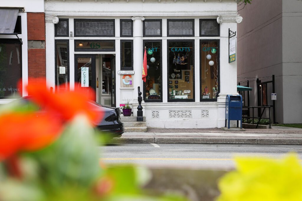 Exterior of the Vermont State Crafts Center.