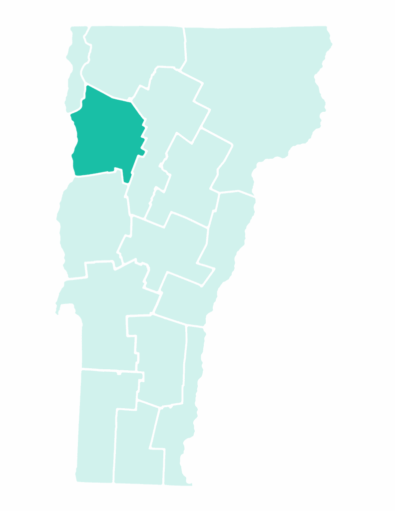 The Greater Burlington Map highlight.