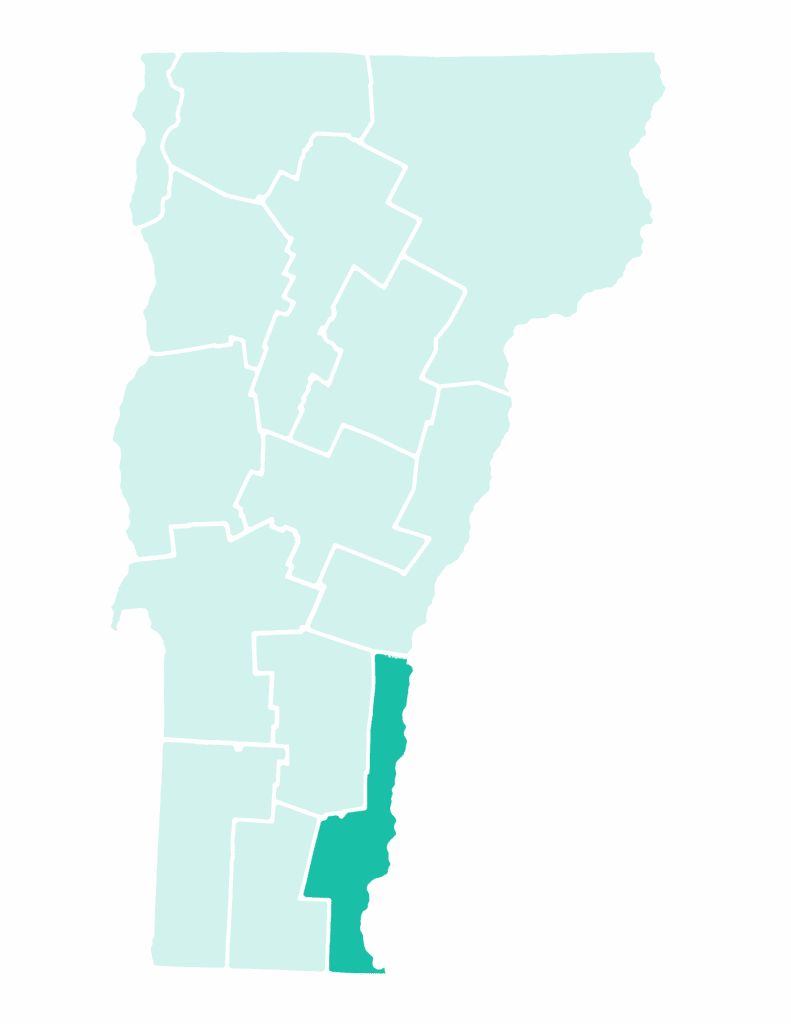 The Lower Connecticut River Valley Map highlight.
