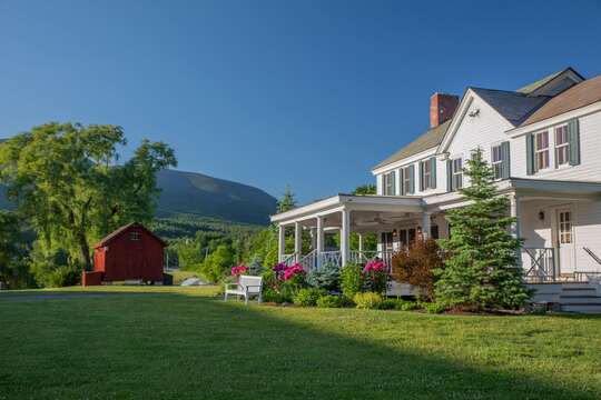 A farmhouse in Vermont.